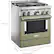 Alt View 18. KitchenAid - Commercial-Style 4.1 Cu. Ft. Slide-In Gas True Convection Range with Self-Cleaning - Avocado Cream.