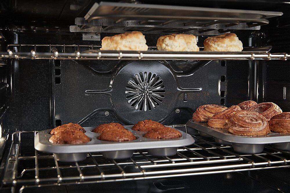 Alt View 22. KitchenAid - 5.1 Cu. Ft. Freestanding Dual Fuel True Convection Range with Self-Cleaning - Scorched Orange.