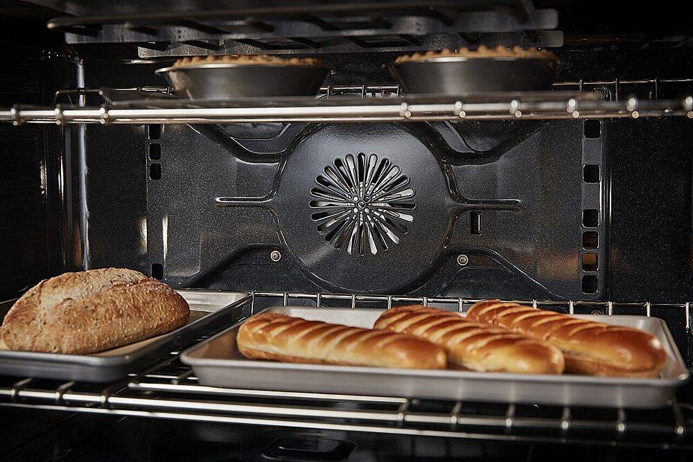 Alt View 23. KitchenAid - 5.1 Cu. Ft. Freestanding Dual Fuel True Convection Range with Self-Cleaning - Scorched Orange.