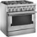 Angle Zoom. KitchenAid - 5.1 Cu. Ft. Freestanding Dual Fuel True Convection Range with Self-Cleaning - Stainless Steel.