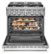 Alt View Zoom 17. KitchenAid - 5.1 Cu. Ft. Freestanding Dual Fuel True Convection Range with Self-Cleaning - Stainless Steel.