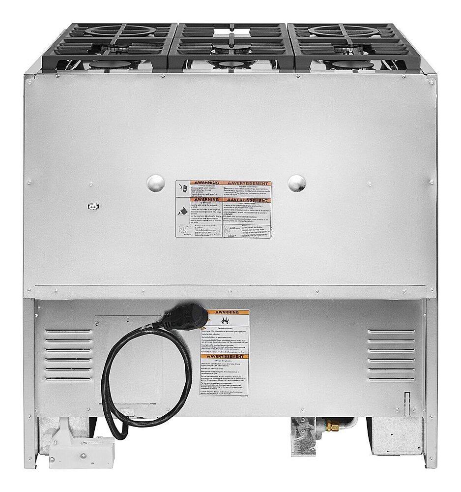 Alt View 29. KitchenAid - 5.1 Cu. Ft. Freestanding Dual Fuel True Convection Range with Self-Cleaning - Stainless steel.