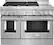 Front. KitchenAid - 6.3 Cu. Ft. Freestanding Double-Oven Gas True Convection Range with Self-Cleaning - Stainless steel.