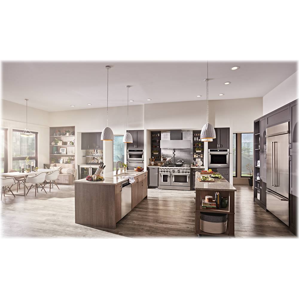 Alt View 23. KitchenAid - 6.3 Cu. Ft. Freestanding Double-Oven Gas True Convection Range with Self-Cleaning - Stainless steel.