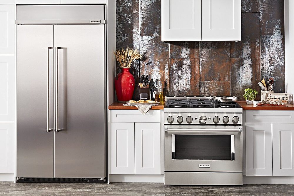 KitchenAid 6” Stainless Steel Slide-in Range Backsplash, East Coast  Appliance