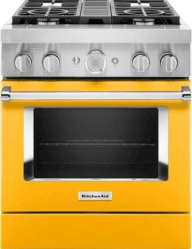 Kitchenaid KFDC500JYP Kitchenaid 30" Smart Commercial-style Dual Fuel Range With 4 Burners -