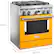 Alt View 12. KitchenAid - 4.1 Cu. Ft. Freestanding Dual-Fuel True Convection Range with Self-Cleaning - Yellow Pepper.