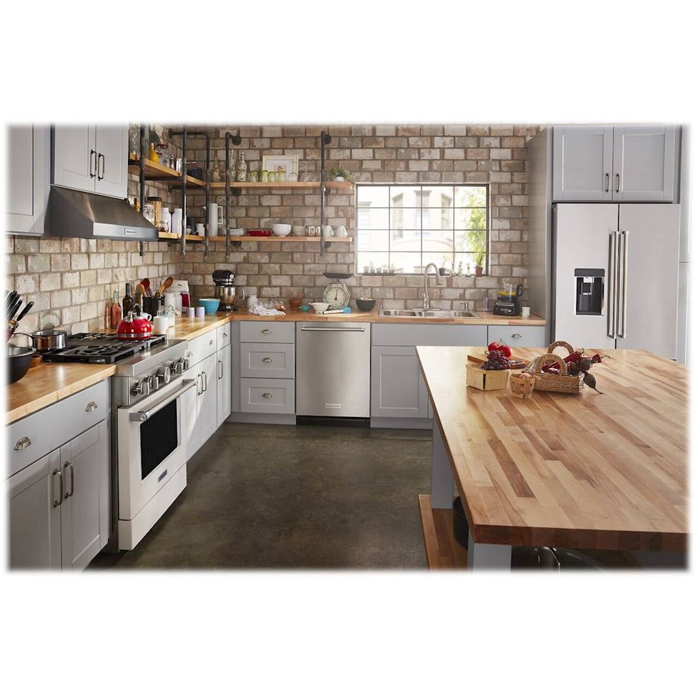 Alt View 16. KitchenAid - 4.1 Cu. Ft. Freestanding Dual-Fuel True Convection Range with Self-Cleaning - Milkshake.