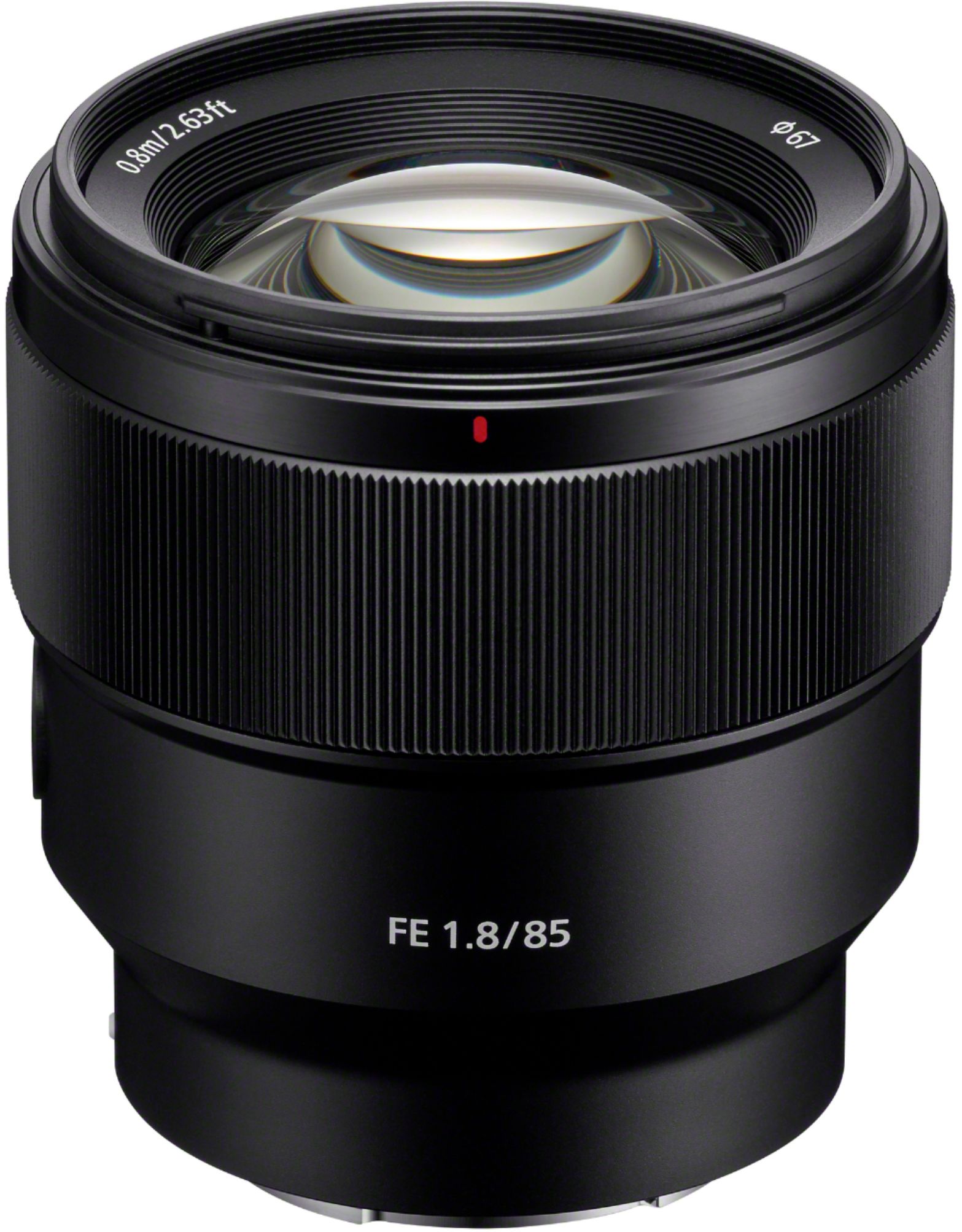 Sony FE 85mm f/1.8 Telephoto Prime Lens for E-mount Cameras Black  SEL85F18/2 - Best Buy