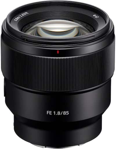 Sony FE 85mm f/1.8 Telephoto Prime Lens for E mount Cameras Black Sony FE 85mm f/1.8 Telephoto Prime Lens for E mount Cameras Black