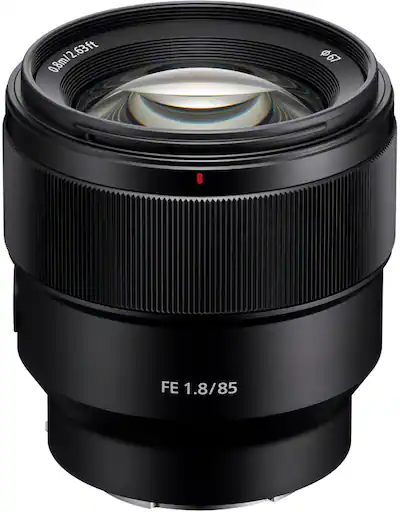 Sony FE 85mm Telephoto Prime Lens for E-mount Cameras Black