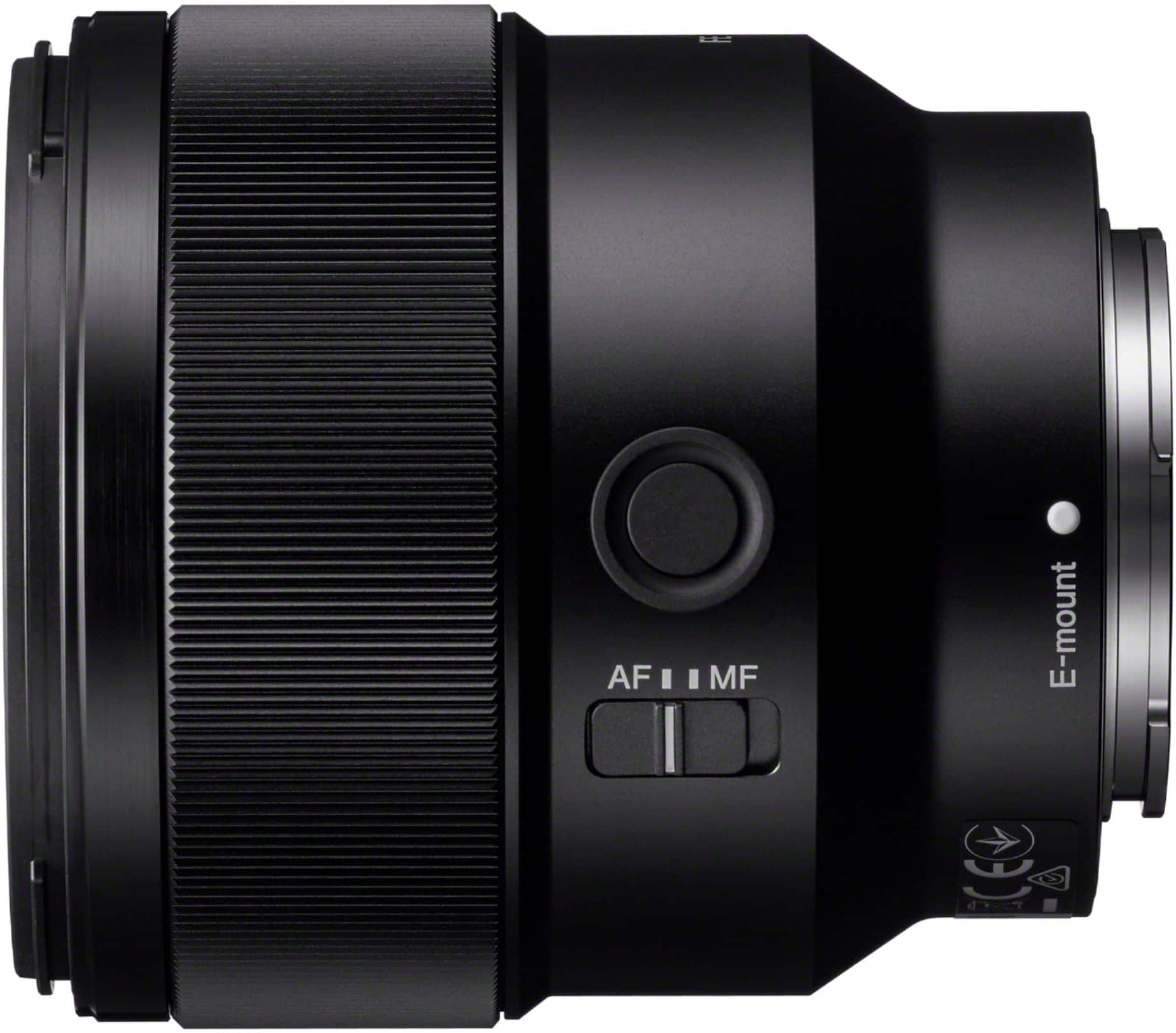 Alt View 11. Sony - FE 85mm f/1.8 Telephoto Prime Lens for E-mount Cameras - Black.
