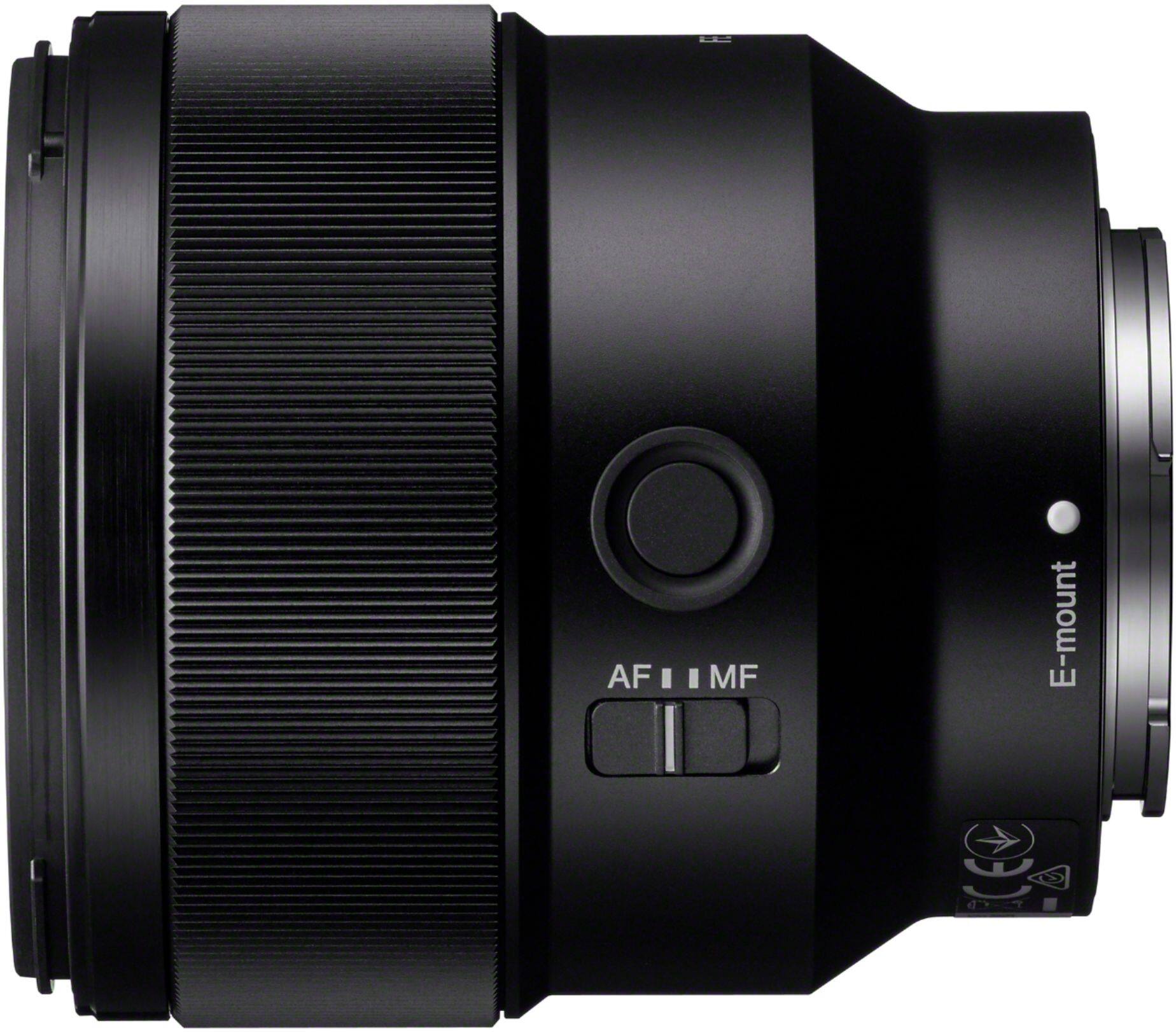 Alt View 11. Sony - FE 85mm f/1.8 Telephoto Prime Lens for E-mount Cameras - Black.