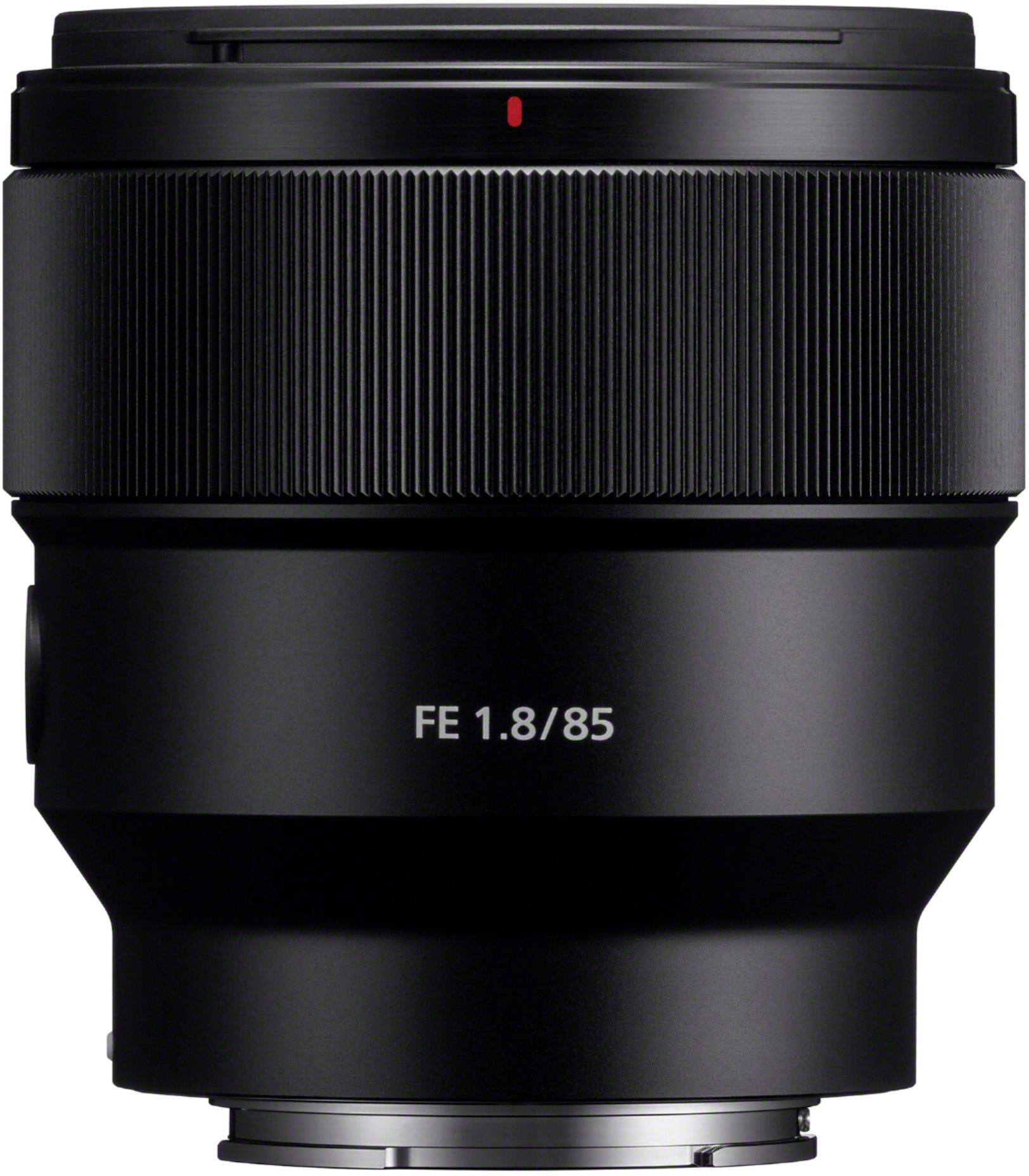 Alt View 12. Sony - FE 85mm f/1.8 Telephoto Prime Lens for E-mount Cameras - Black.