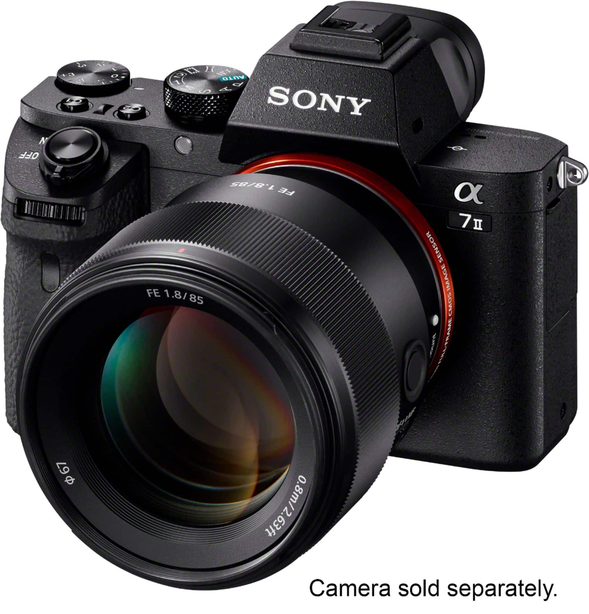 Alt View 13. Sony - FE 85mm f/1.8 Telephoto Prime Lens for E-mount Cameras - Black.