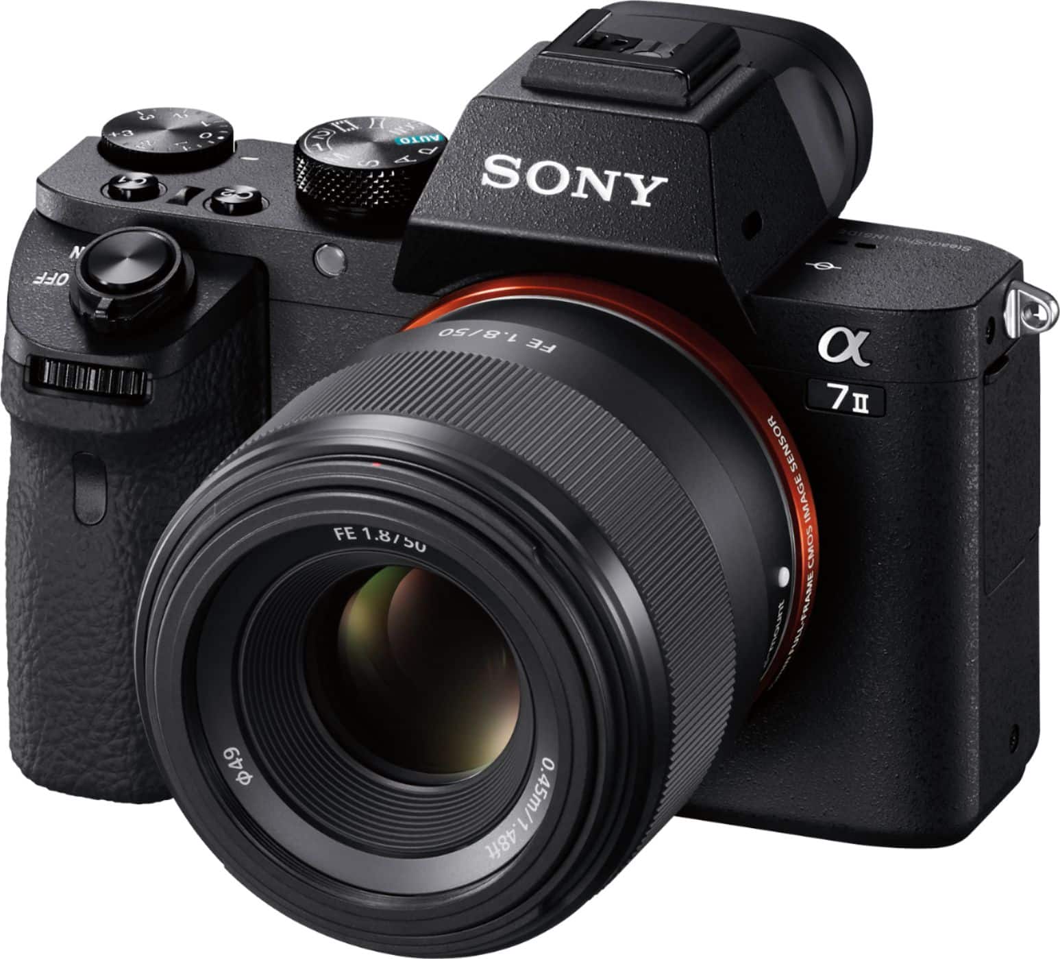 Alt View 11. Sony - FE 50mm f/1.8 Standard Prime Lens for E-mount Cameras - Black.