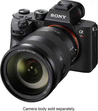 Sony - G 24-105mm f/4 G OSS Standard Zoom Lens for E-mount Cameras - Black