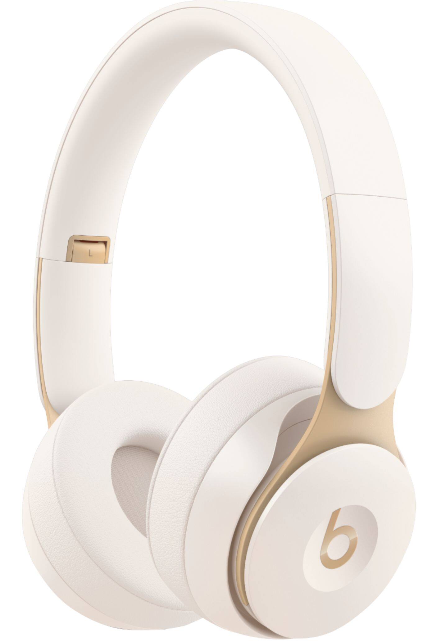 Alt View 11. Beats - Solo Pro Wireless Noise Cancelling On-Ear Headphones - Ivory.