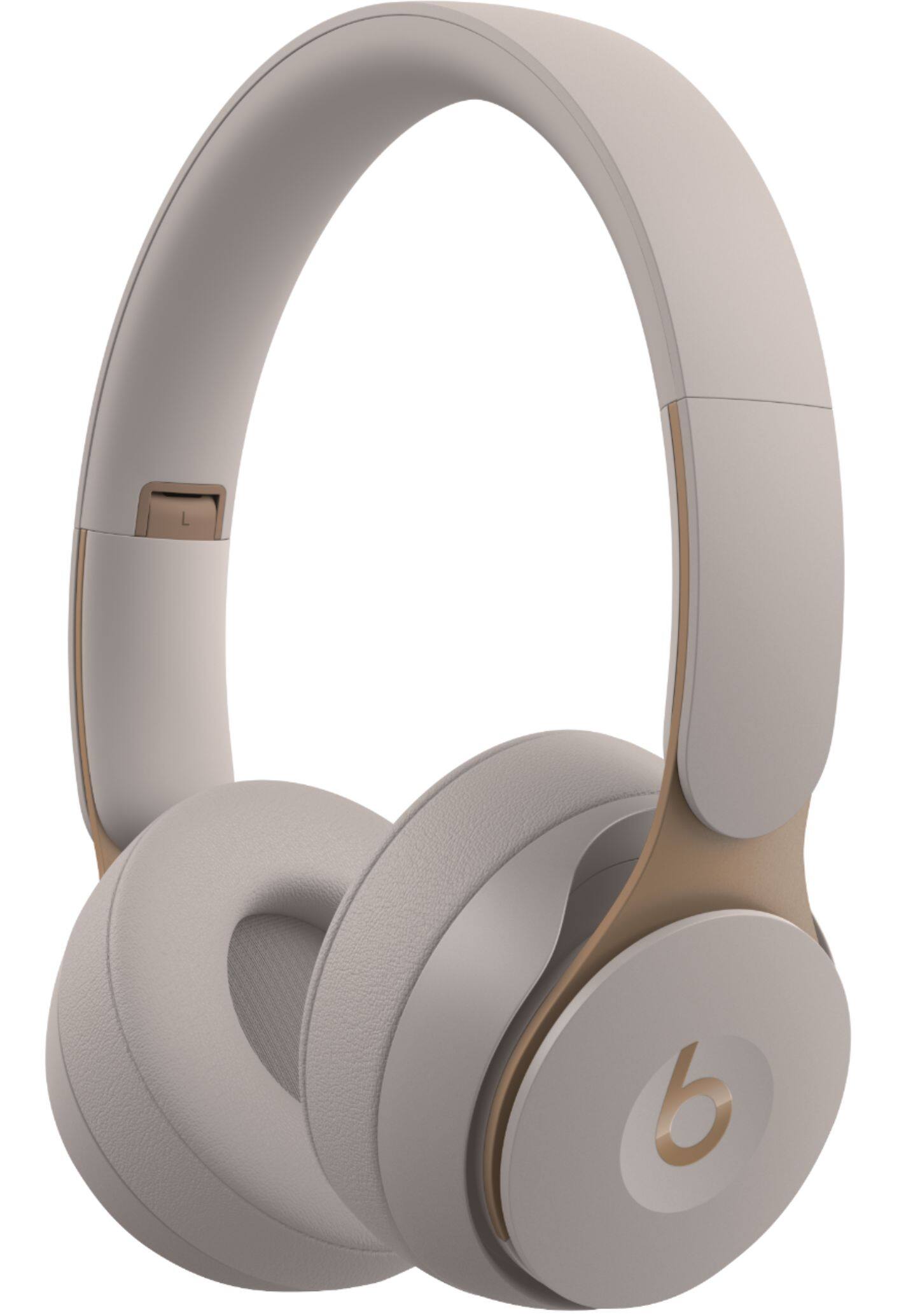 Alt View 11. Beats - Solo Pro Wireless Noise Cancelling On-Ear Headphones - Gray.