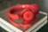 Alt View Zoom 20. Beats by Dr. Dre - Solo Pro More Matte Collection Wireless Noise Cancelling On-Ear Headphones - Red.