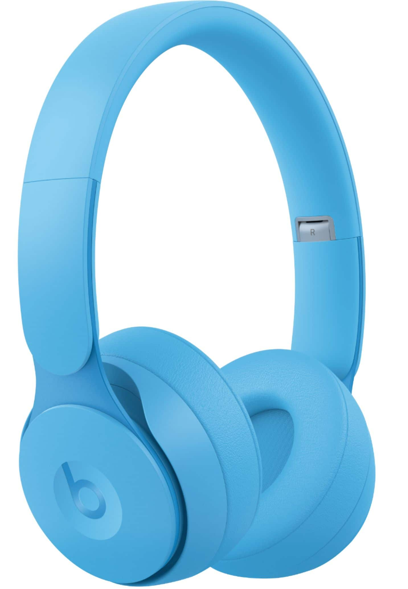 Beats Solo Pro More Matte Collection Wireless Noise Cancelling On-Ear  Headphones Light Blue MRJ92LL/A - Best Buy