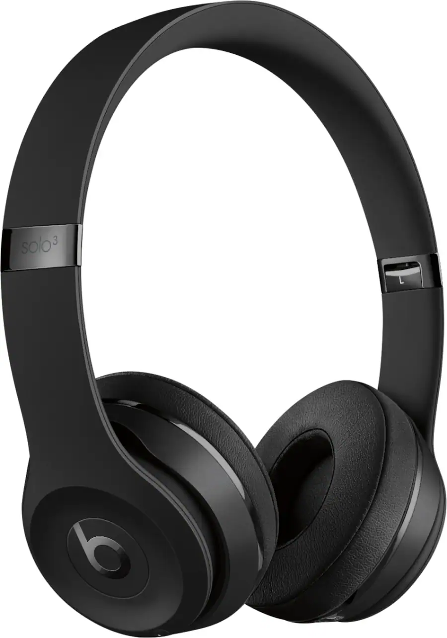 Beats Solo³ Wireless On Ear Headphones Matte Black MX432LL/A