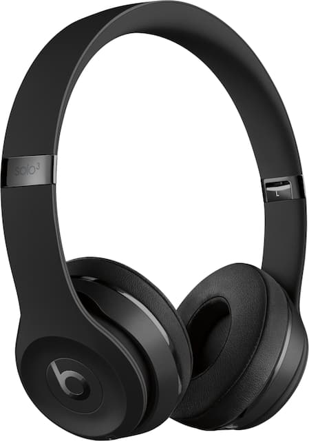 pedicab Kan ikke italiensk Beats by Dr. Dre Solo³ The Beats Icon Collection Wireless On-Ear Headphones  Matte Black MX432LL/A - Best Buy