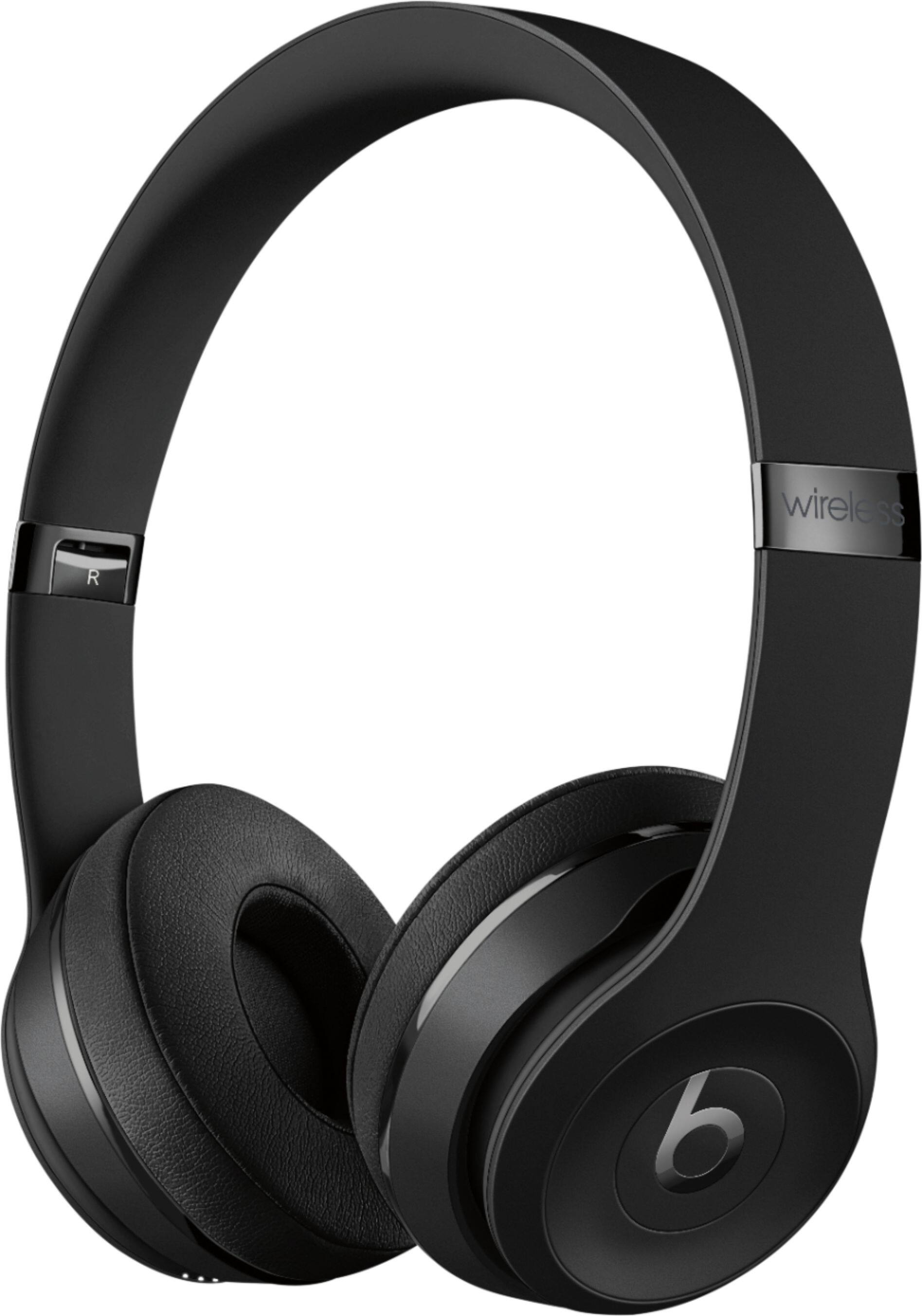 Alt View 11. Beats - Solo³ Wireless On-Ear Headphones - Matte Black.