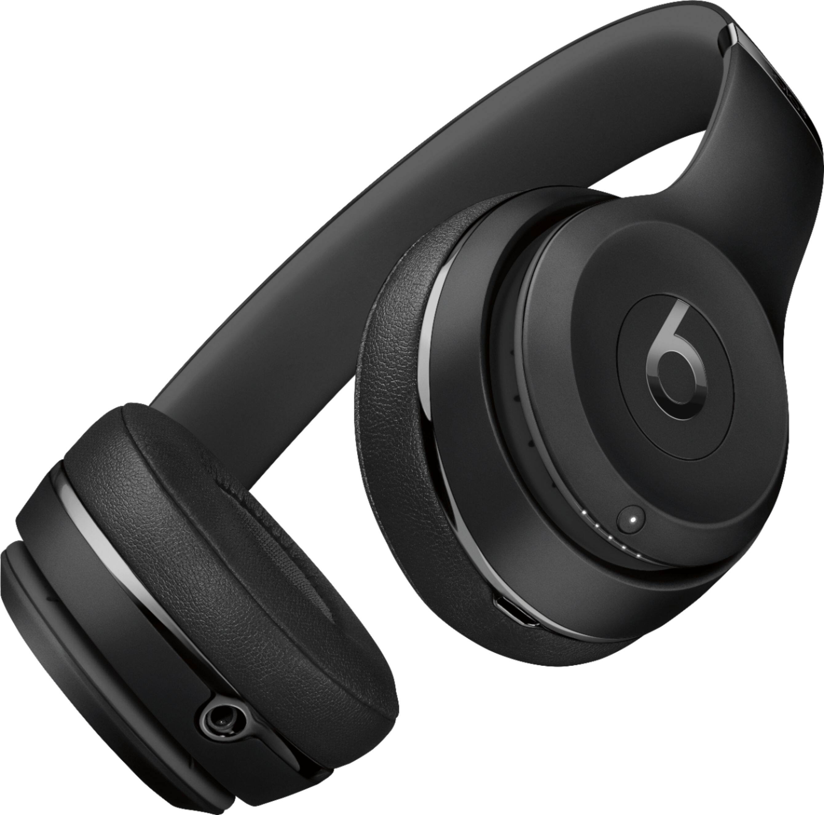 Alt View 13. Beats - Solo³ Wireless On-Ear Headphones - Matte Black.