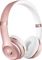 Beats by Dr. Dre - Solo³ Wireless On-Ear Headphones - Rose Gold - Front_Zoom