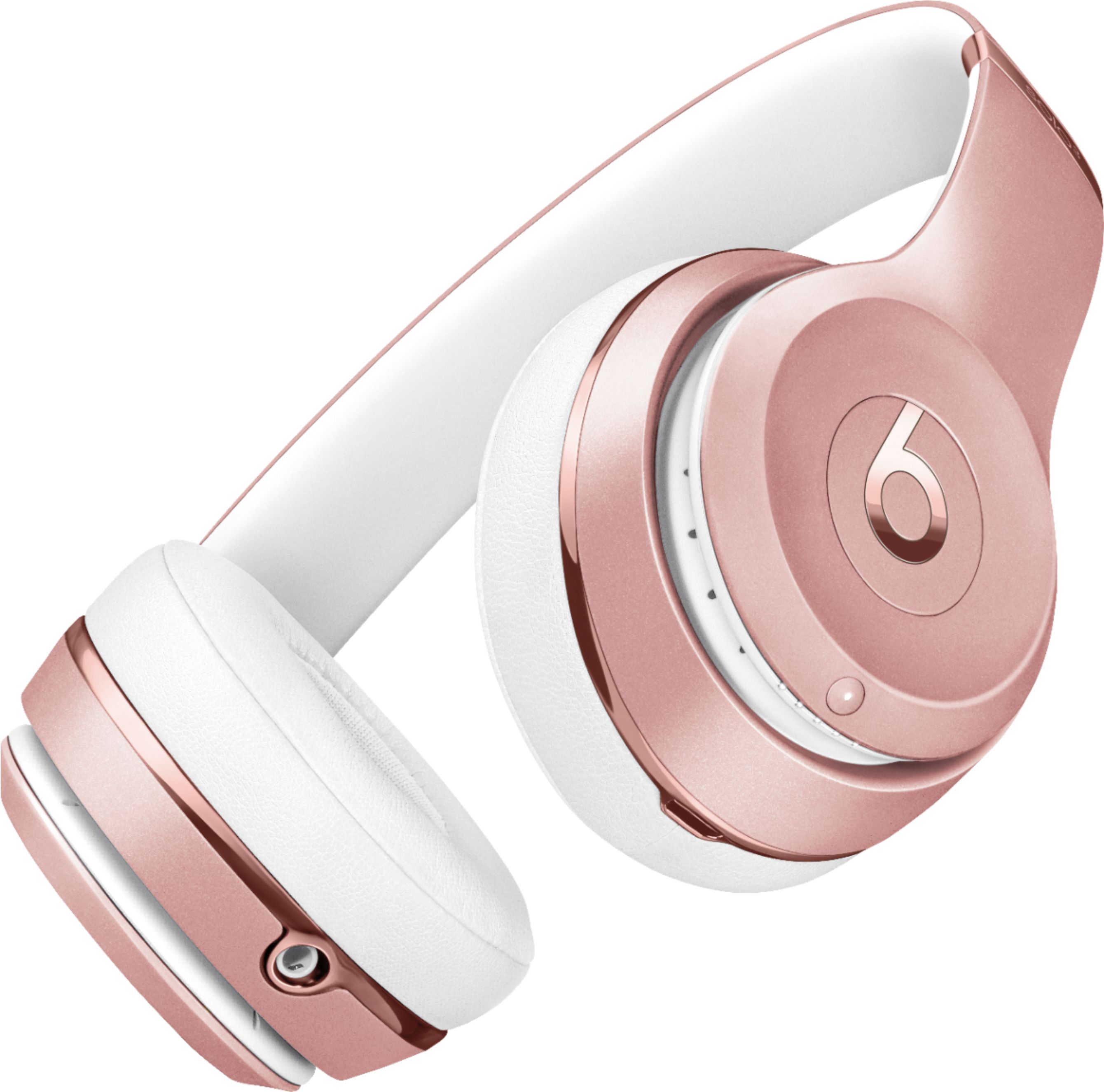 Foldable Wireless Bluetooth Over-Ear Headphones Rose Gold 
