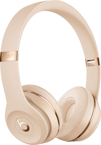 Beats by Dr. Dre - Solo³ The Beats Icon Collection Wireless On-Ear Headphones - Satin Gold