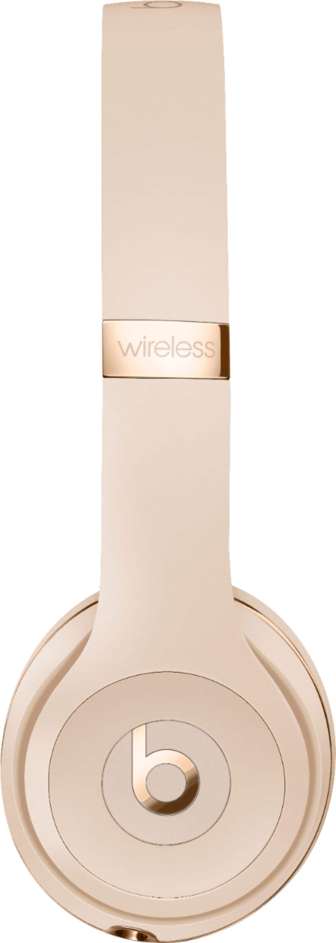 Alt View 14. Beats - Solo³ The Beats Icon Collection Wireless On-Ear Headphones - Satin Gold.