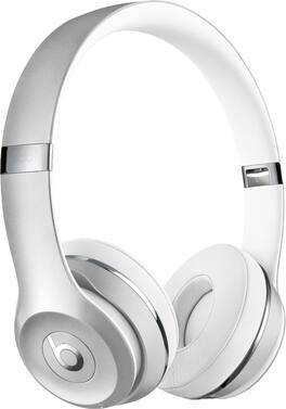 Solo³ The Beats Icon Collection Wireless On-Ear Headphones - Satin Silver