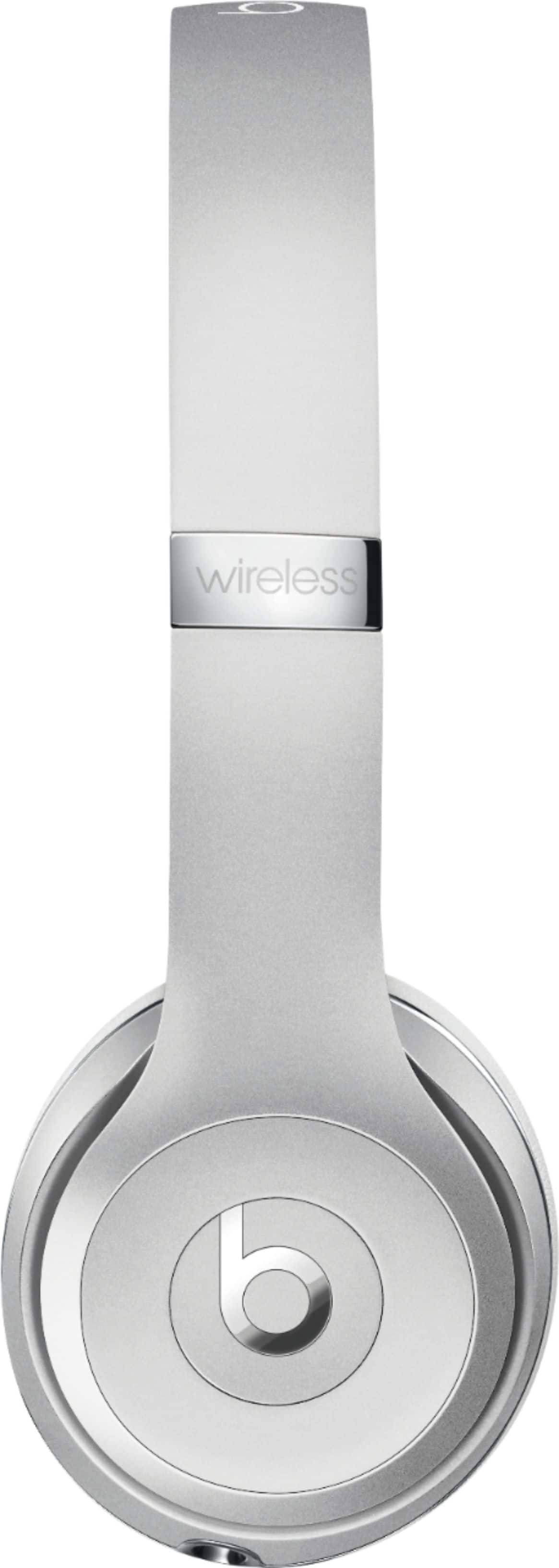 Alt View 14. Beats - Solo³ The Beats Icon Collection Wireless On-Ear Headphones - Satin Silver.