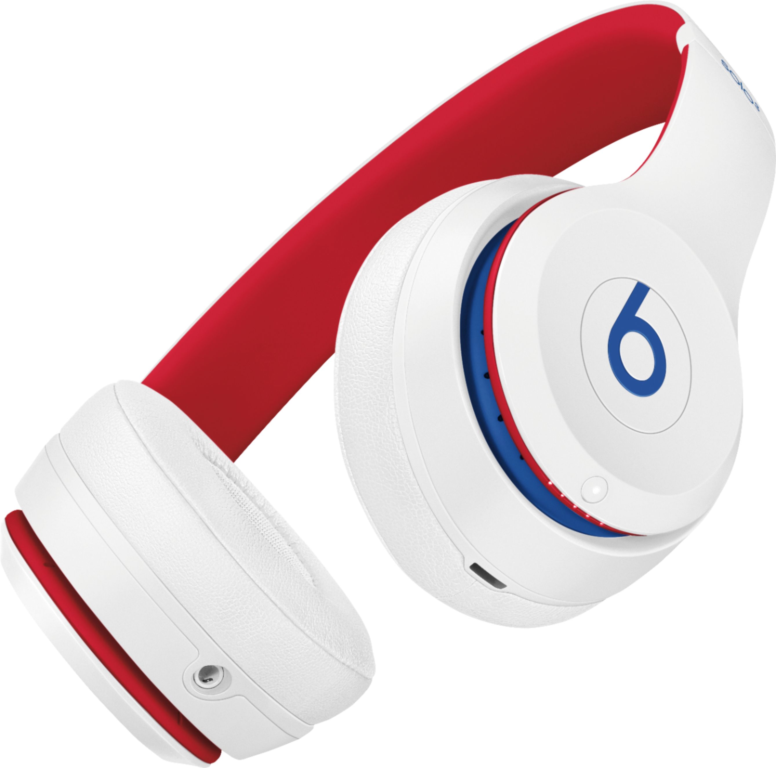 beats solo 3 white and red
