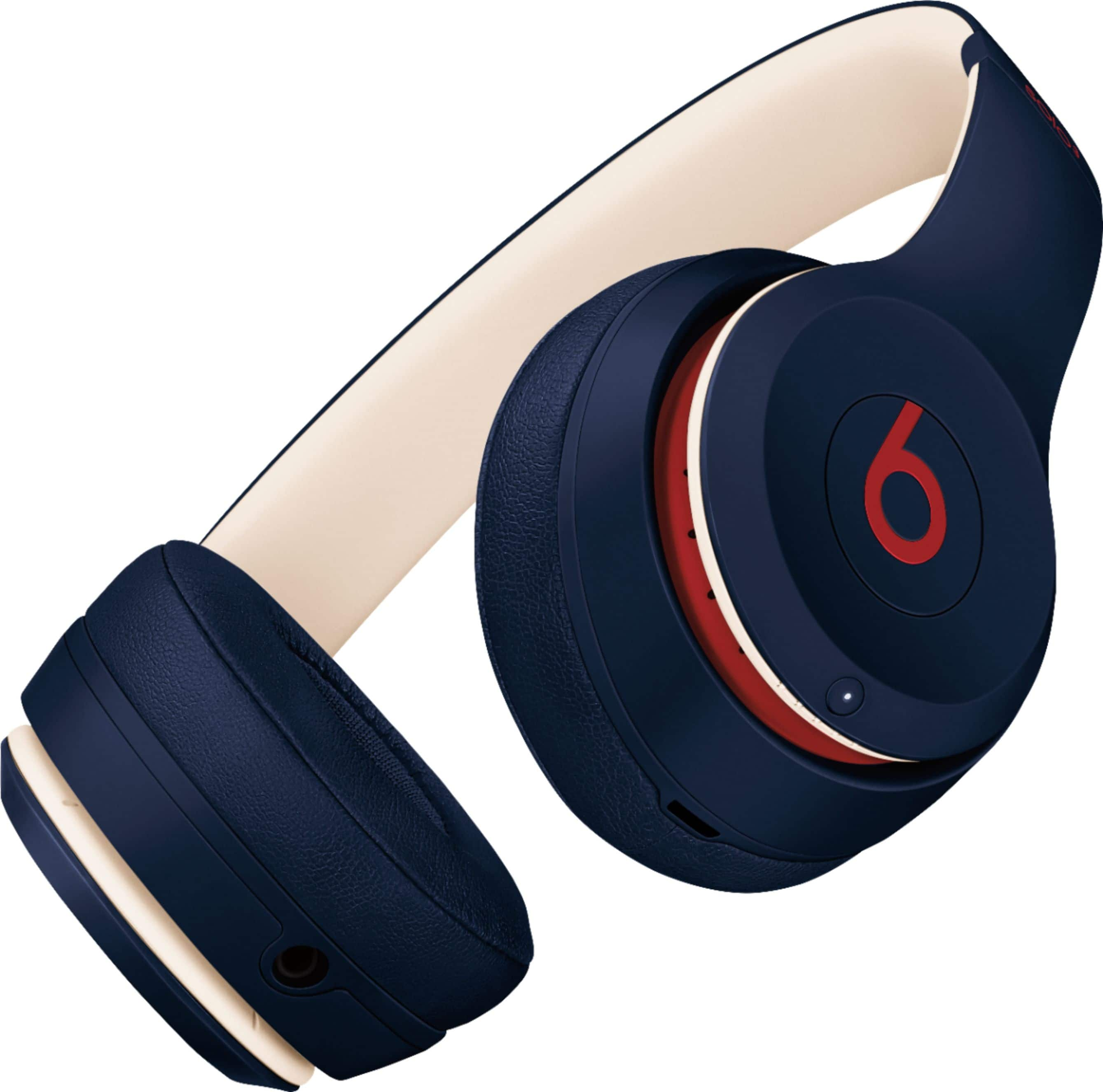 beats wireless headphones navy blue