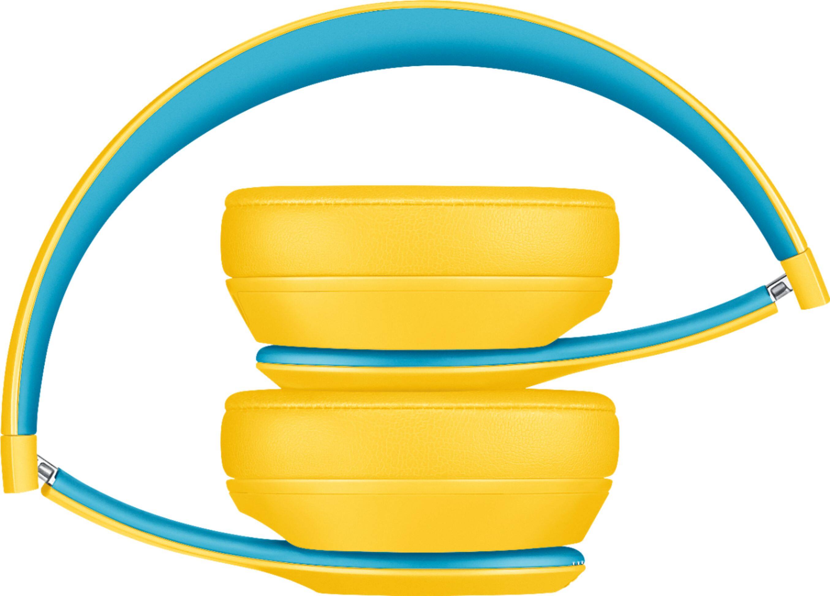 Alt View 12. Beats - Solo³ Beats Club Collection Wireless On-Ear Headphones - Club Yellow.