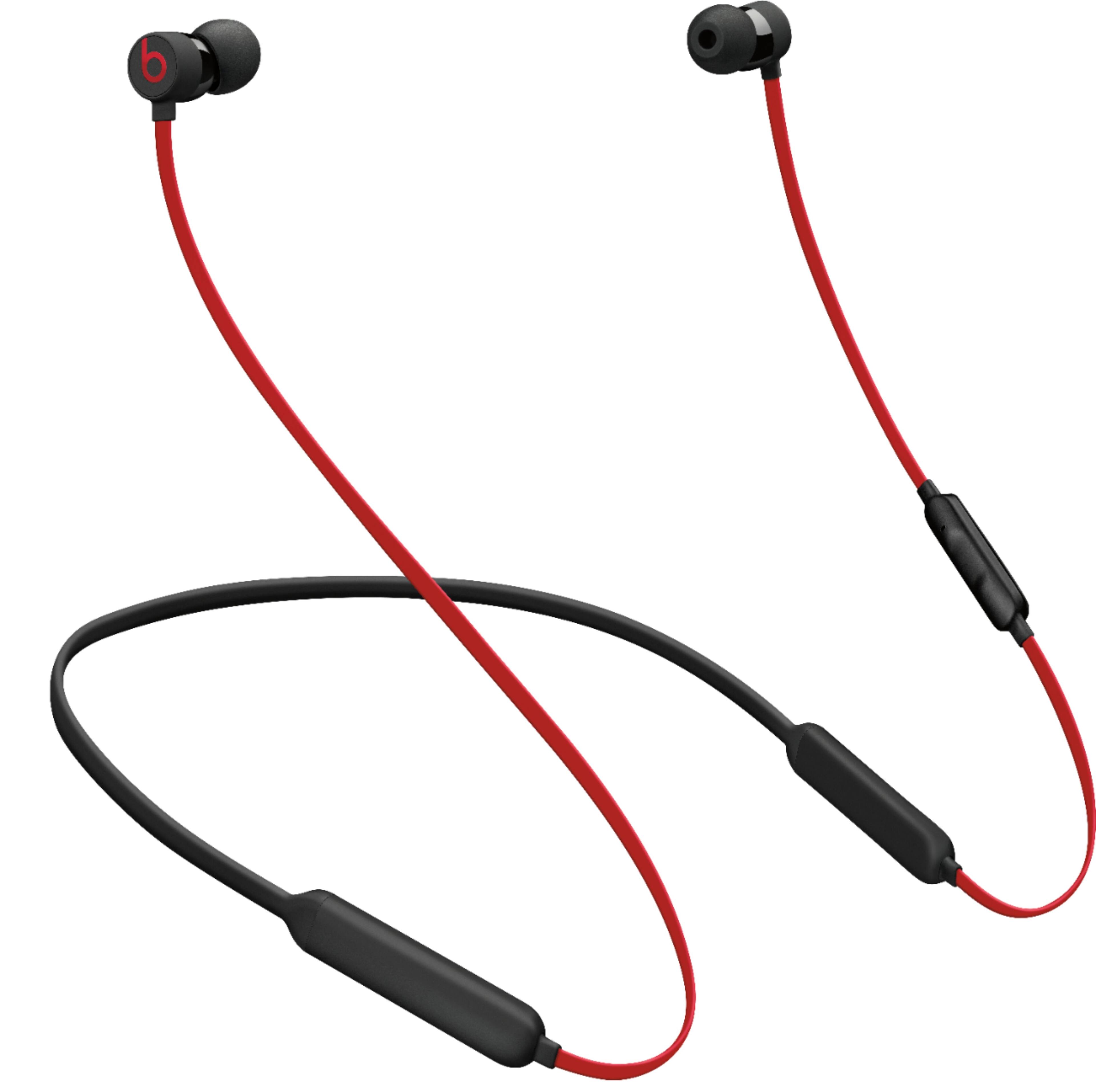 Alt View 12. Beats - BeatsX Wireless In-Ear Headphones - Defiant Black-Red.