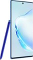 Angle Zoom. Samsung - Geek Squad Certified Refurbished Galaxy Note10+ with 256GB Memory Cell Phone (Unlocked) - Aura Blue.