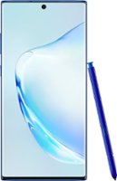 Samsung - Geek Squad Certified Refurbished Galaxy Note10+ with 256GB Memory Cell Phone (Unlocked) - Aura Blue - Front_Zoom