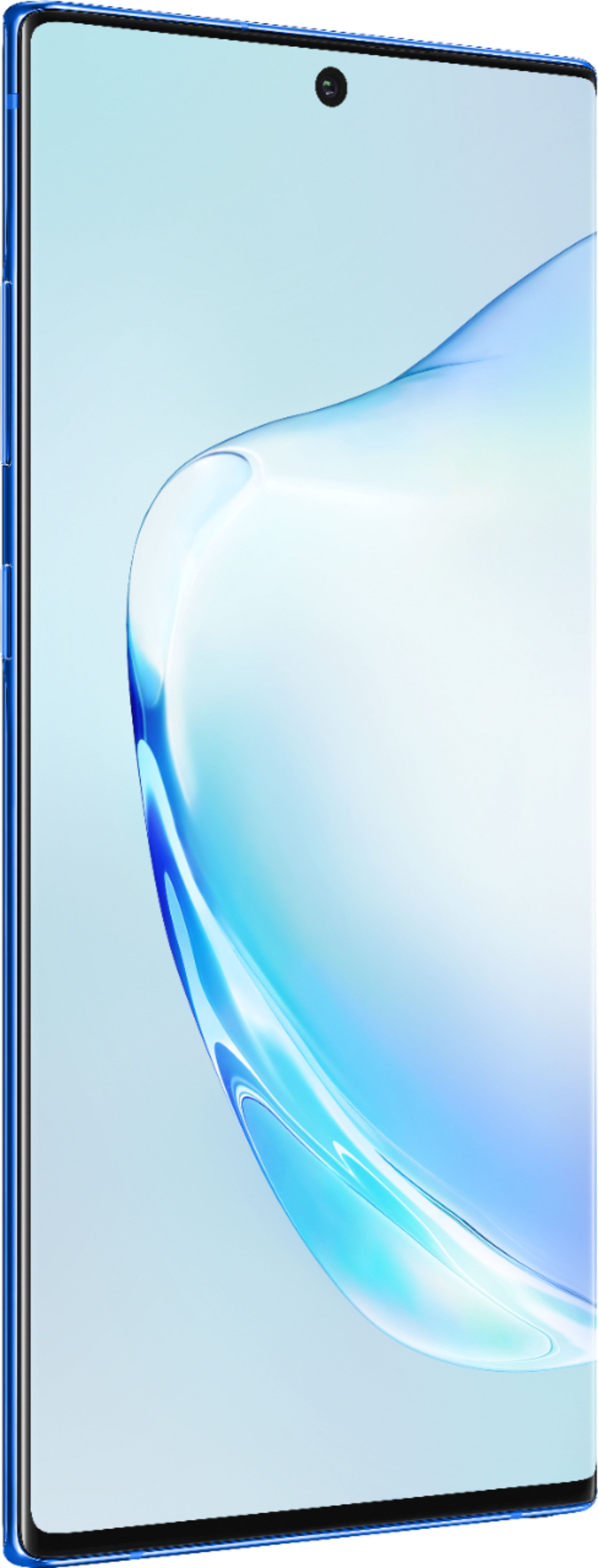 Alt View 17. Samsung - Geek Squad Certified Refurbished Galaxy Note10+ with 256GB Memory Cell Phone (Unlocked) - Aura Blue.