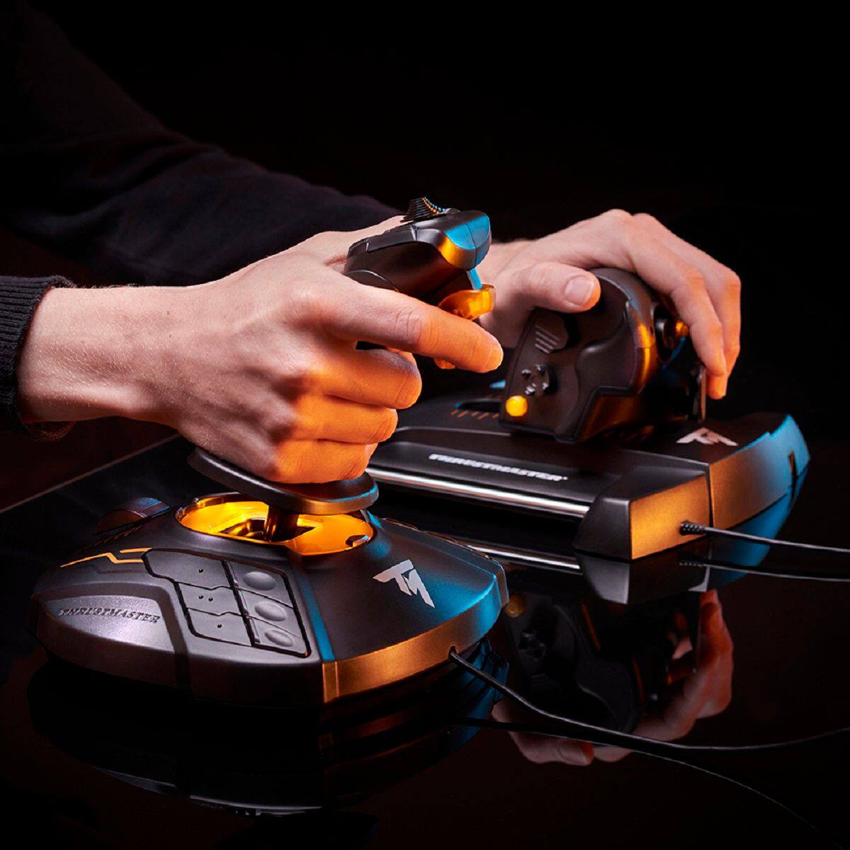 Alt View 14. Thrustmaster - T.16000M FCS Flight Pack - Black.