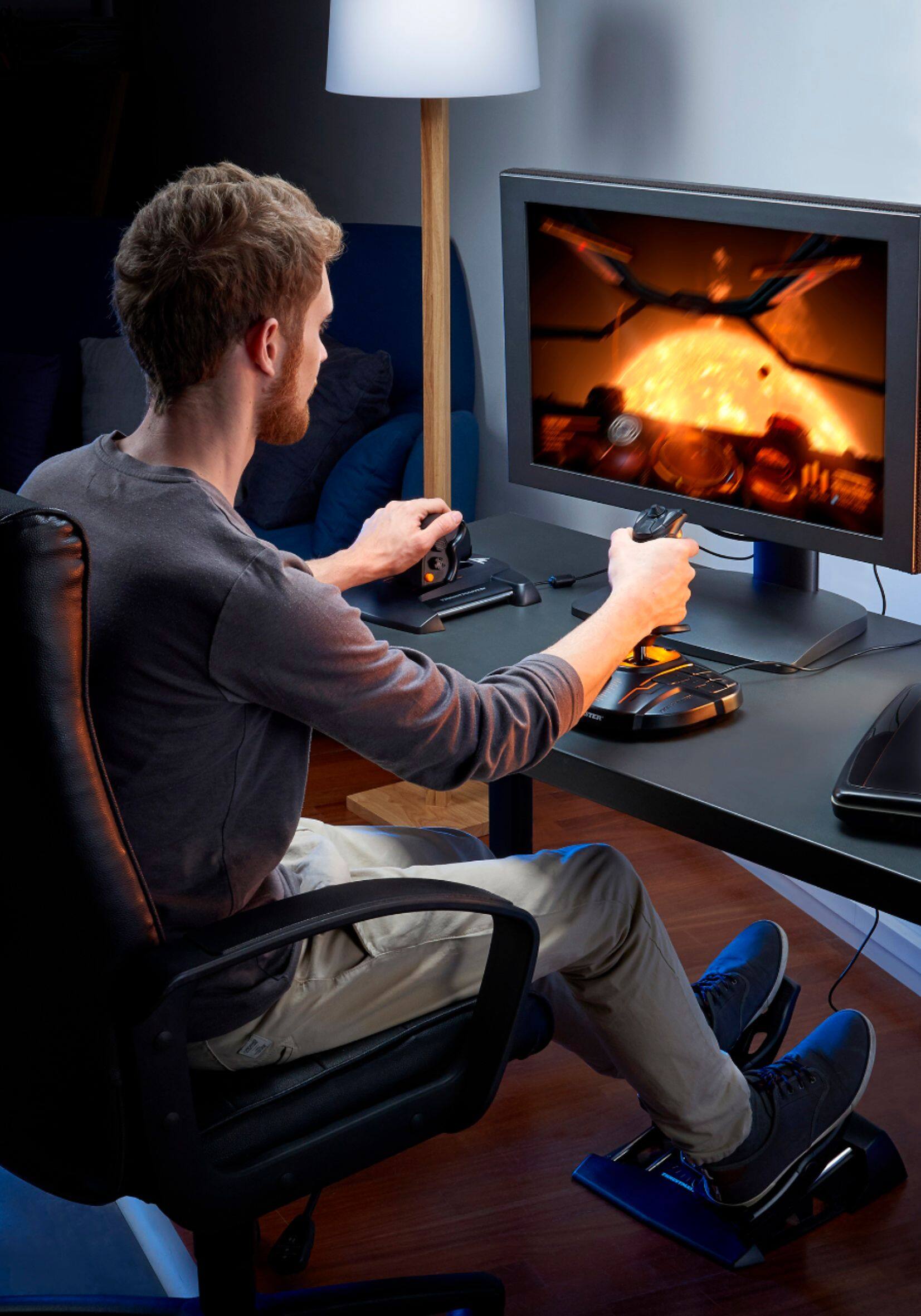 Alt View 17. Thrustmaster - T.16000M FCS Flight Pack - Black.