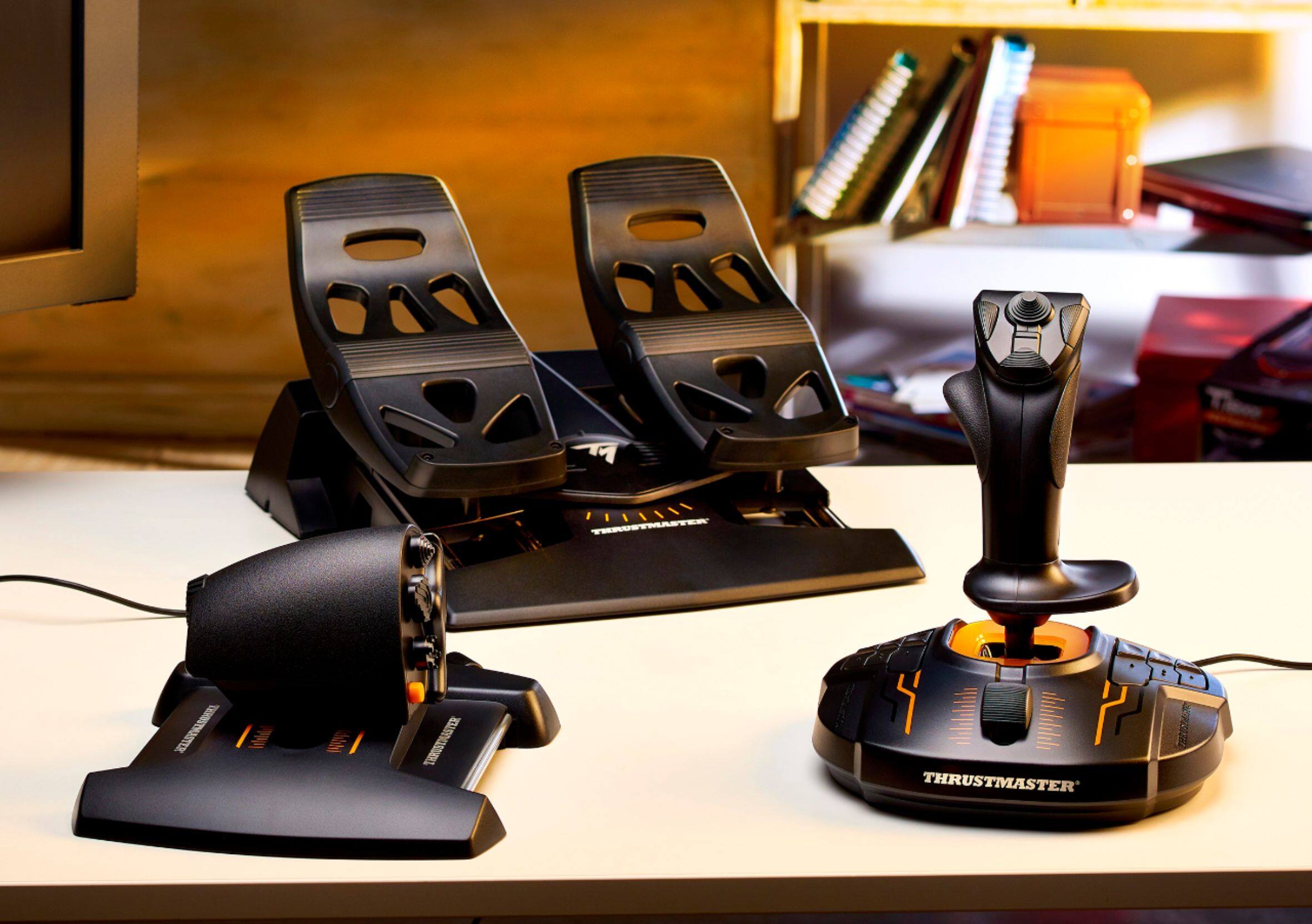 Alt View 19. Thrustmaster - T.16000M FCS Flight Pack - Black.