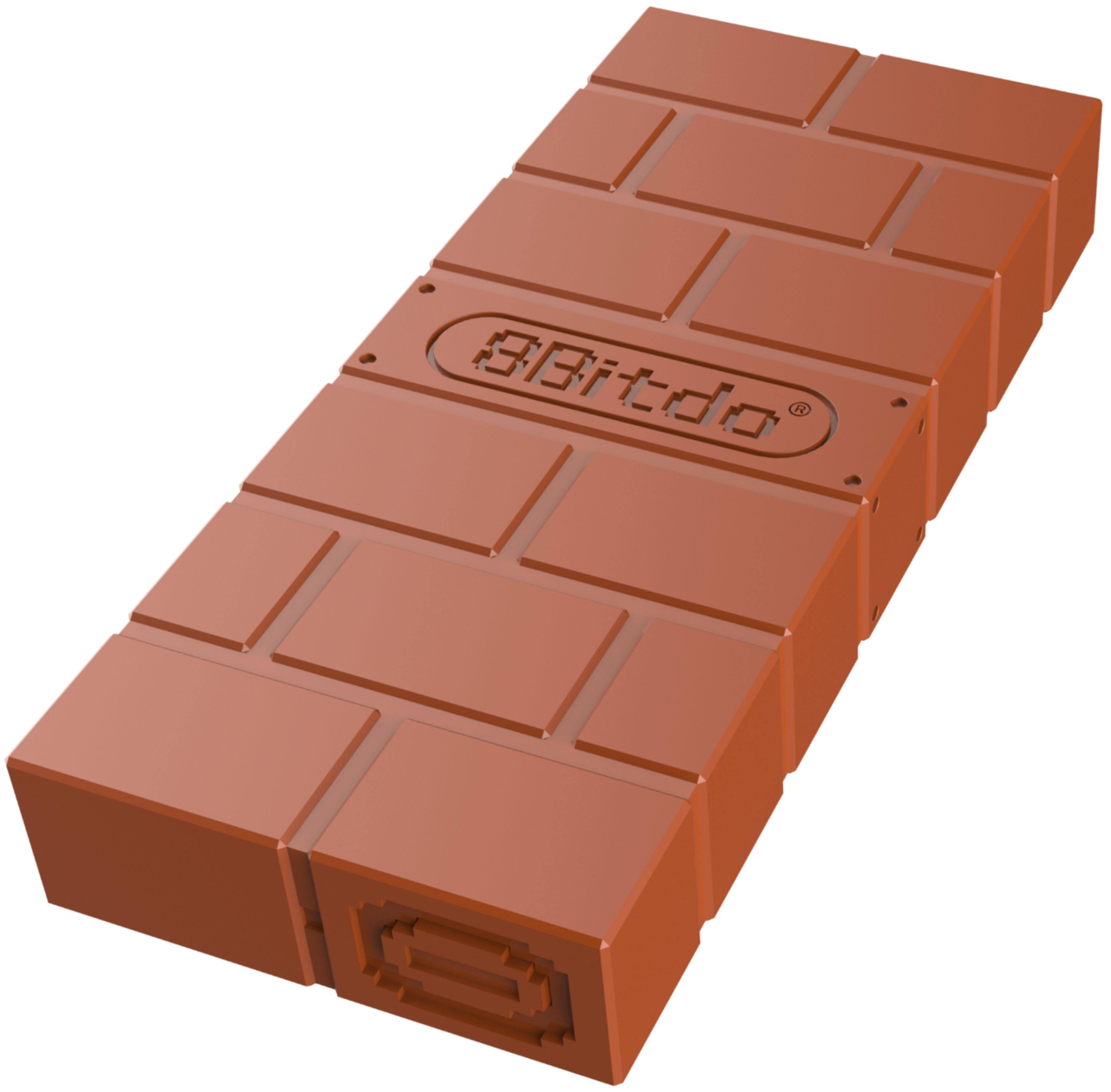 Alt View 12. 8BitDo - Wireless USB Adapter for Most Gaming Controllers - Brick Red.