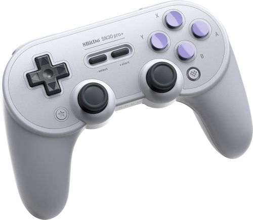 8BitDo - SN30 Pro+ Wireless Controller for PC, Mac, Android and Nintendo Switch - Gray