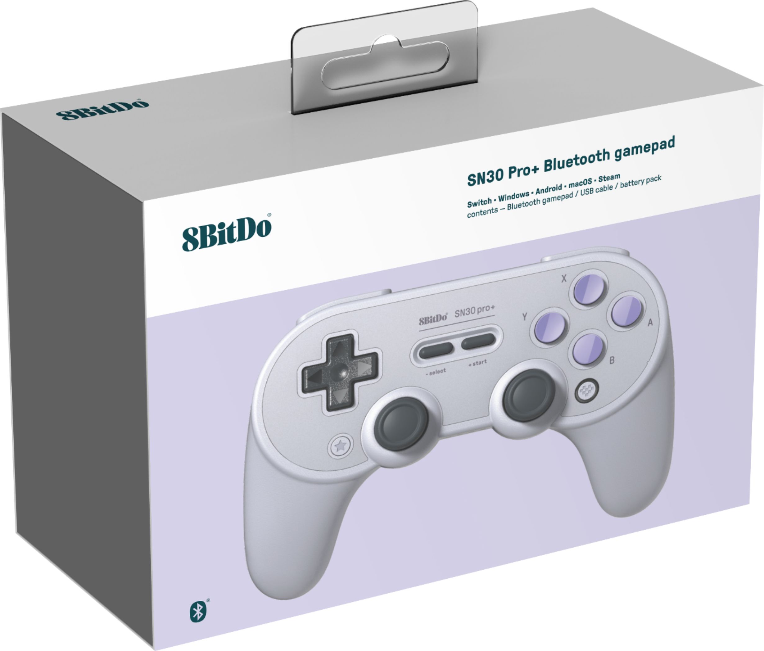 Best Buy: 8BitDo SN30 Pro+ Wireless Controller for PC, Mac 