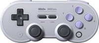 Front Zoom. 8BitDo - SN30 Pro Wireless Controller for PC, Mac, Android, and Nintendo Switch - Gray.