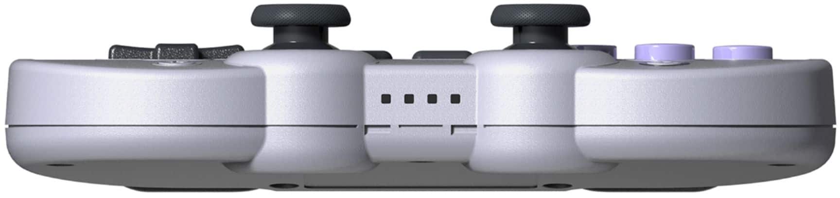 Left. 8BitDo - SN30 Pro Wireless Controller for PC, Mac, Android, and Nintendo Switch - Gray.